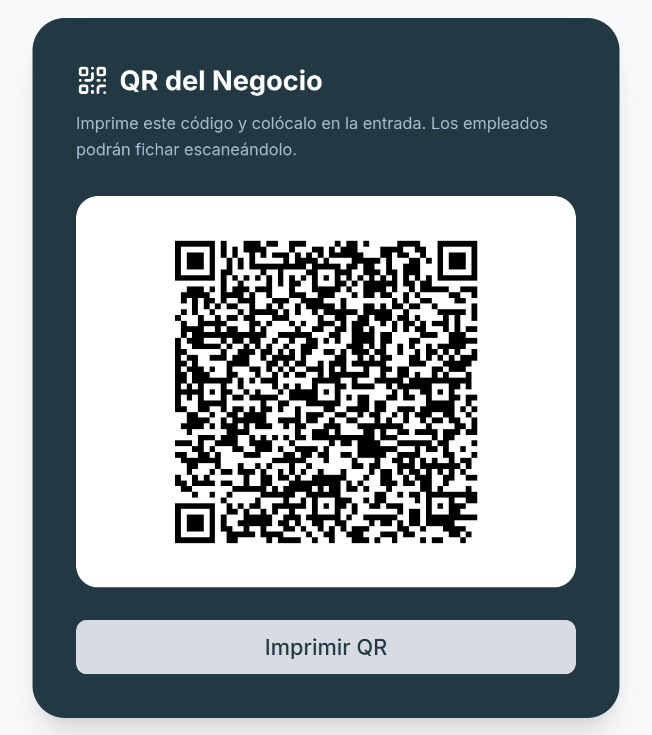 Escaneo QR en Paprika Shift